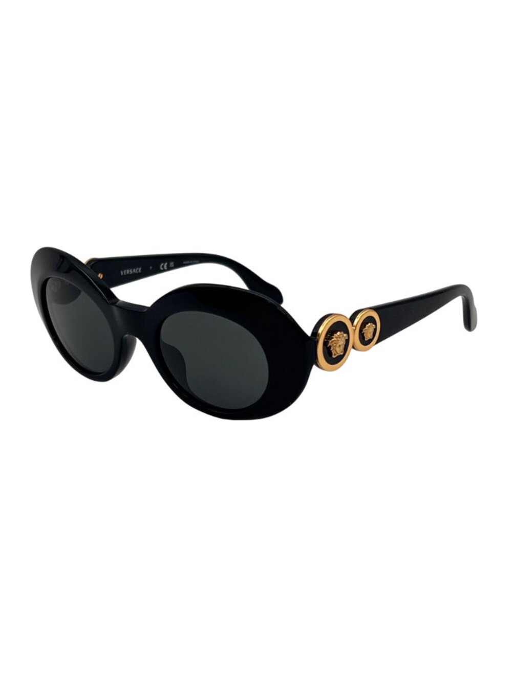 Versace VK4428U Medusa Black Oval Kids Sunglasses With Case & Cleaning Cloth - Picture 13 of 16